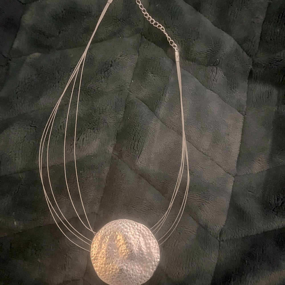Simple silver costume jewelry